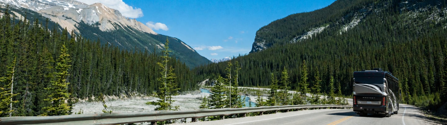 Canada road and scenery