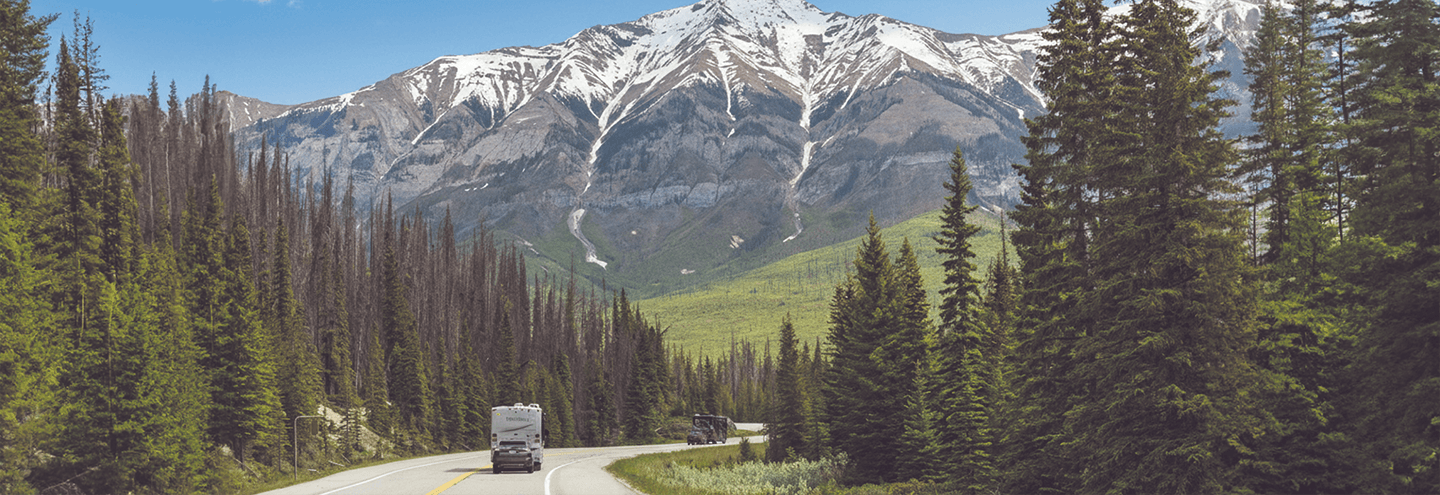 Open road RV travel
