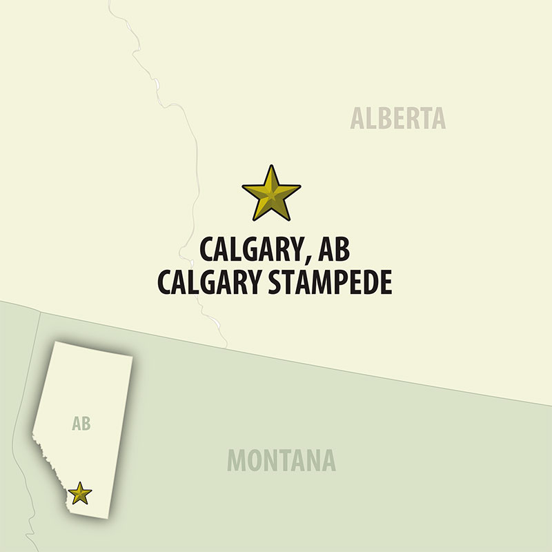 6 Day Calgary Stampede Finals (06CCFF-071019) Map