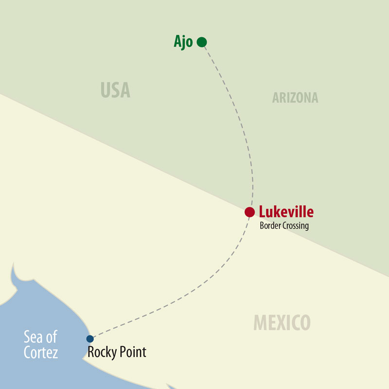 8 Day Taste of Mexico Rally (08MTMP-022623) Map