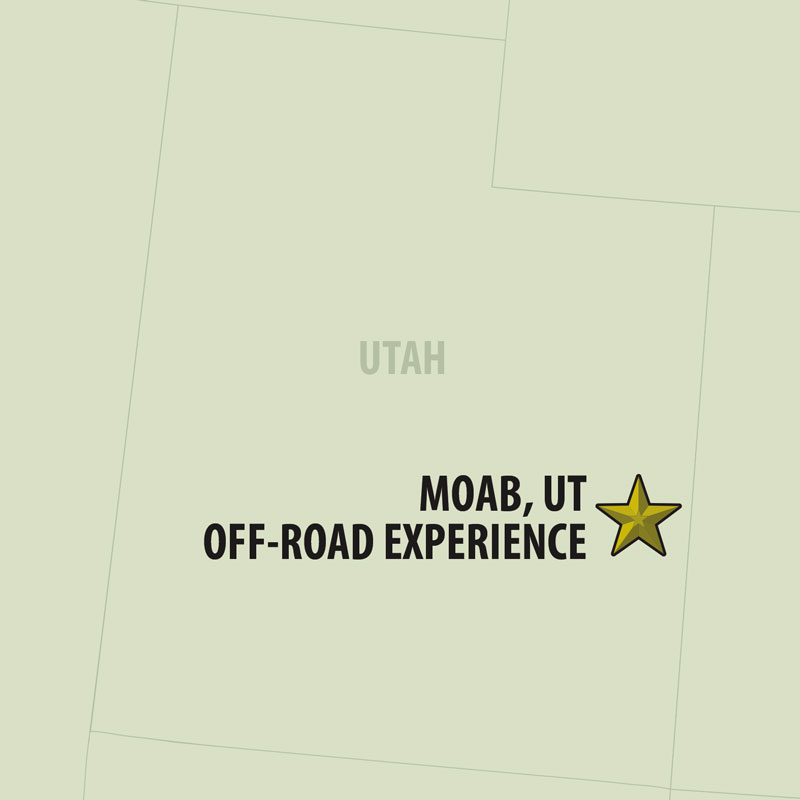 8 Day Moab Off-Roadin’ for Jeep Wrangler Owners (08UMOP-042124) Map