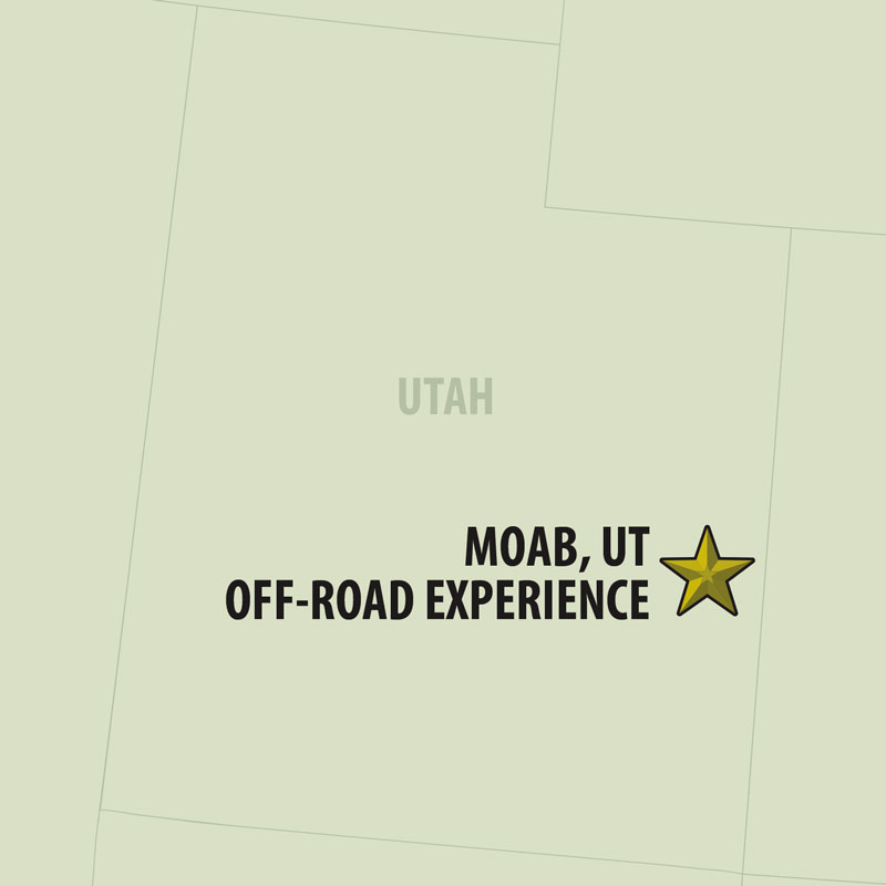 8 Day Moab Off-Roadin’ for Jeep Wrangler Owners (08UMOP-050124) Map