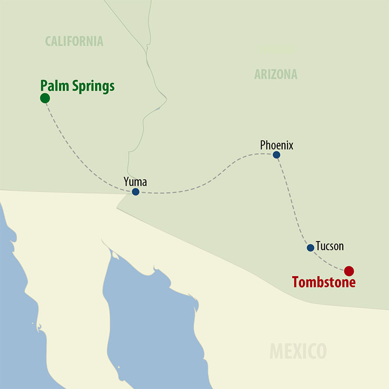 21 Day Winter Escape (21UWEF-010724) Map