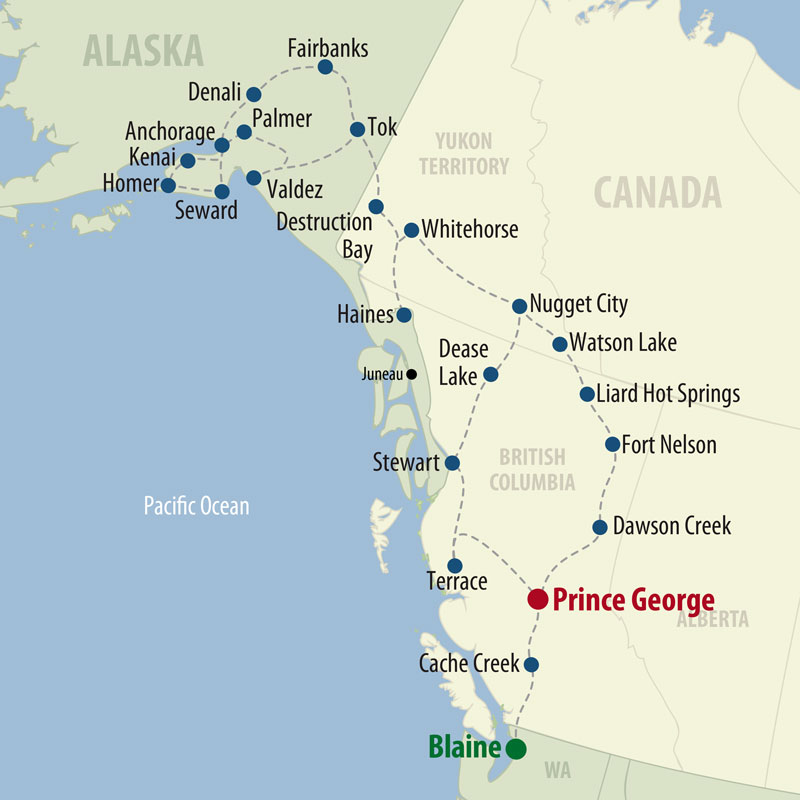 52 Day Alaska Deluxe (52AADF-060523) Map