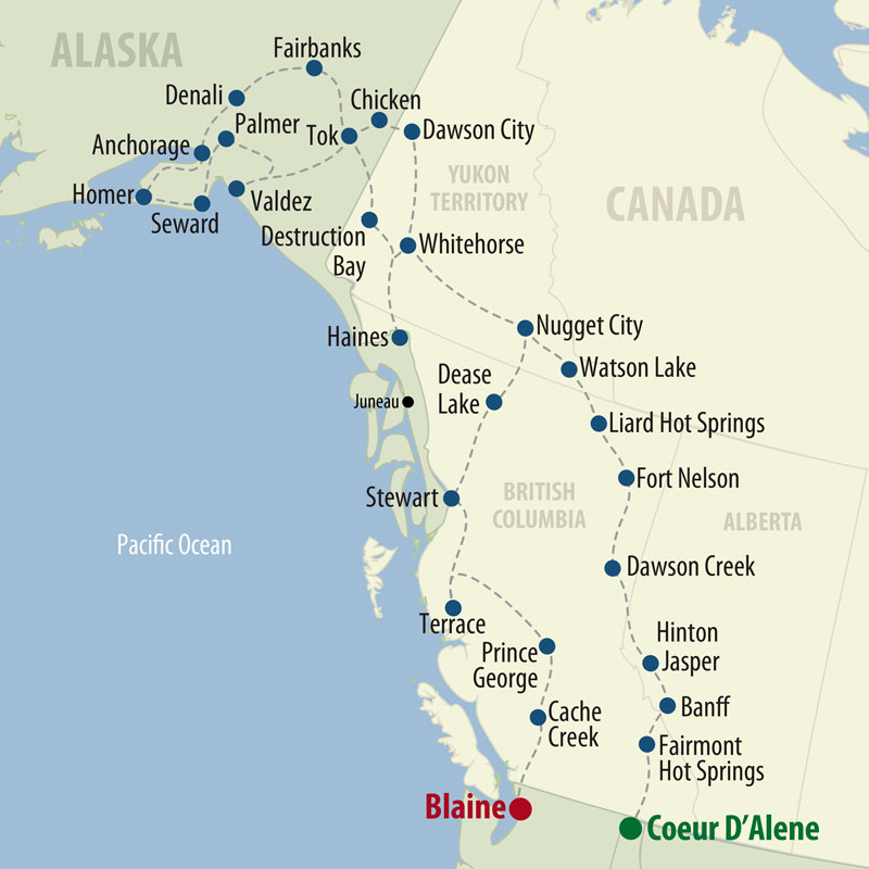60 Day Premier Alaska (60APAP-061223) Map