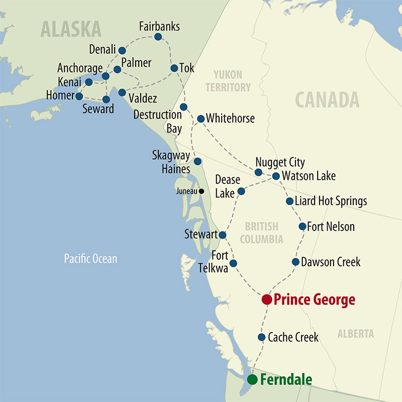 62 Day Alaska Your Way (62AYWG-061721) Map