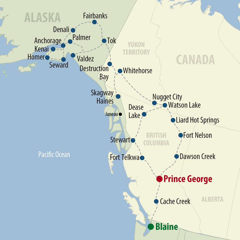 62 Day Alaska Your Way (62AYWP-061723) Map