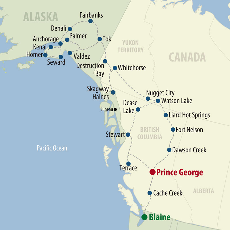 62 Day Alaska Your Way (62AYWP-061723) Map